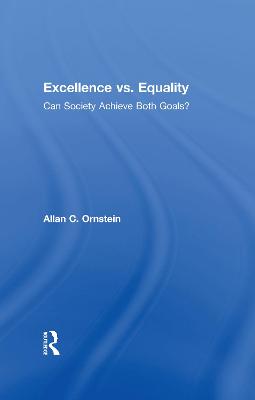 Book cover for Excellence vs. Equality