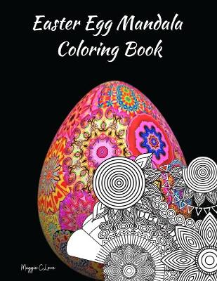 Book cover for Easter Egg Mandala Coloring Book