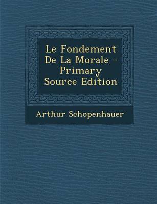 Cover of Le Fondement de la Morale