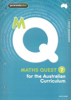 Cover of Maths Quest 7 for the Australian Curriculum Homework Book