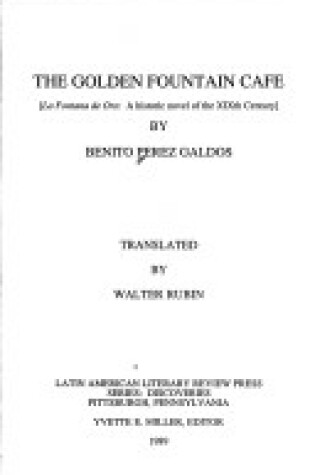 Cover of The Golden Fountain Cafe