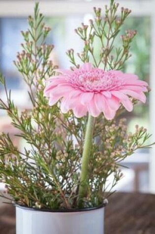 Cover of Sweet Cheerful Pink Gerbera Daisy Flower Journal