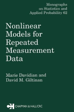 Cover of Nonlinear Models for Repeated Measurement Data