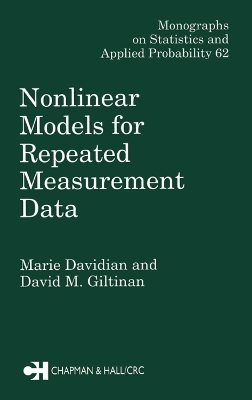 Cover of Nonlinear Models for Repeated Measurement Data