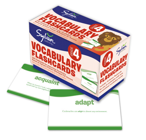 Book cover for Fourth Grade Vocabulary Flashcards