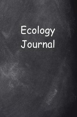 Cover of Ecology Journal Chalkboard Design