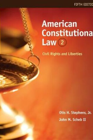 Cover of American Constitutional Law
