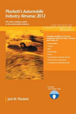 Cover of Plunkett's Automobile Industry Almanac 2012