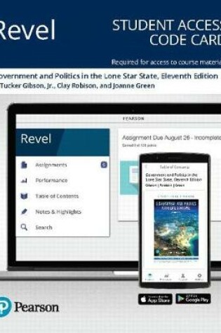 Cover of Revel for Government and Politics in the Lone Star State - Access Card