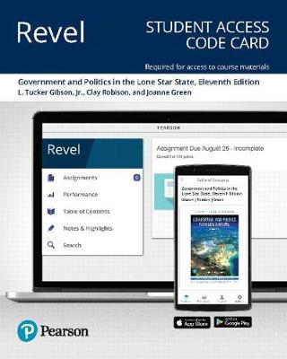 Book cover for Revel for Government and Politics in the Lone Star State - Access Card