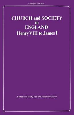 Book cover for Church and Society in England