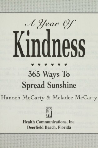 Cover of Year of Kindness