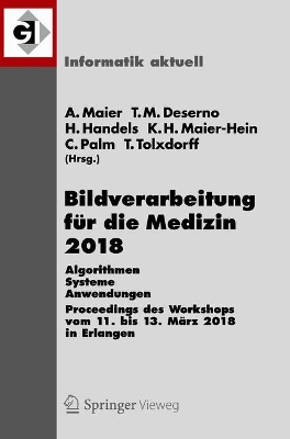 Book cover for Bildverarbeitung für die Medizin 2018