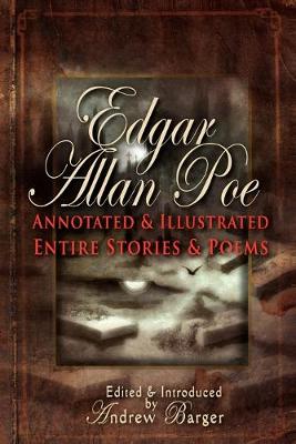 Book cover for Edgar Allan Poe Annotated and Illustrated Entire Stories and Poems