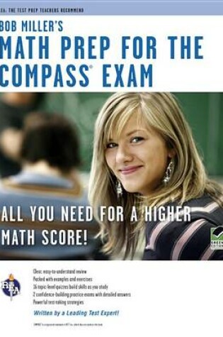 Cover of Bob Miller's Math Prep for the Compass Exam