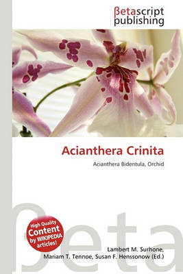 Book cover for Acianthera Crinita