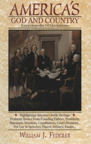 Book cover for America's God and Country Encyclopedia of Quotations