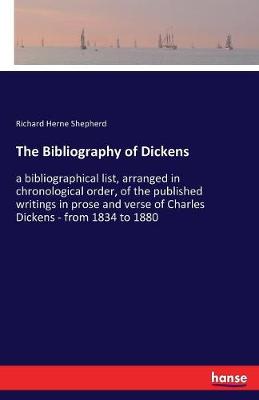 Book cover for The Bibliography of Dickens