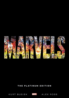 Book cover for Marvels: The Platinum Edition Slipcase