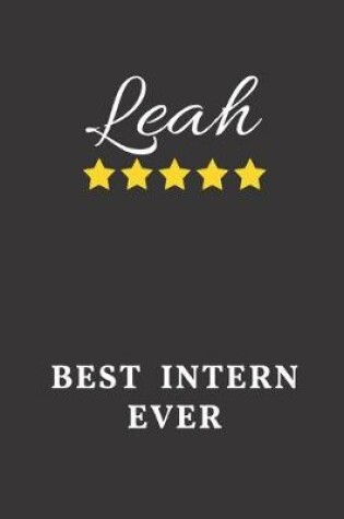 Cover of Leah Best Intern Ever