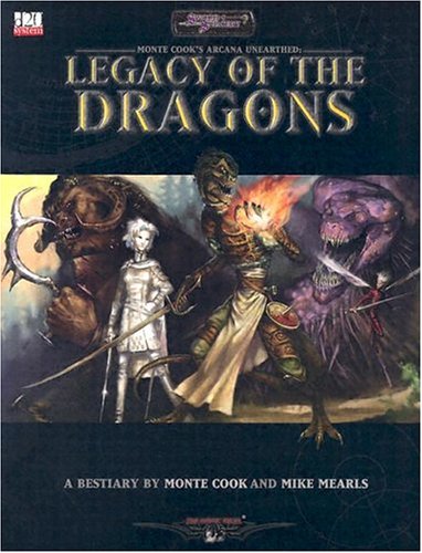 Book cover for Legacy of the Dragons Bestiary