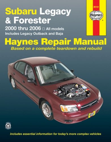 Book cover for Subaru Legacy and Forester