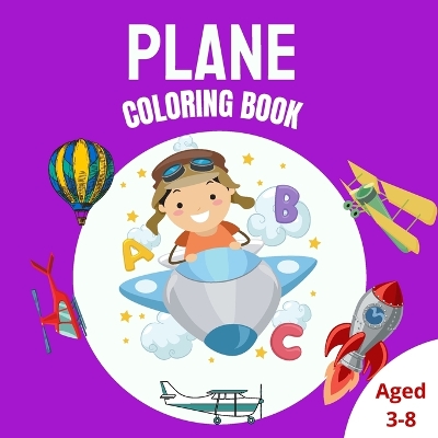 Cover of Plane Coloring Book