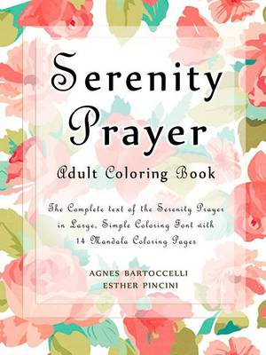 Book cover for Serenity Prayer Adult Coloring Book