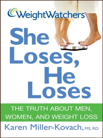 Book cover for Weight Watchers She Loses, He Loses