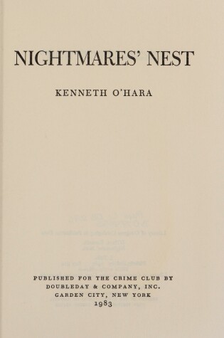 Cover of Nightmares' Nest