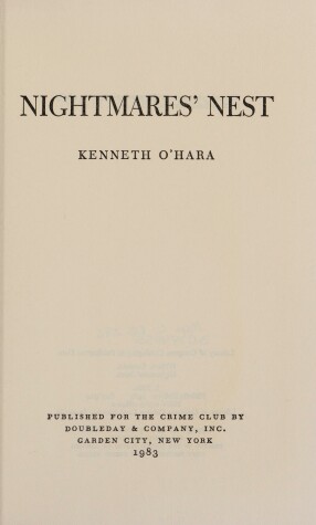 Book cover for Nightmares' Nest