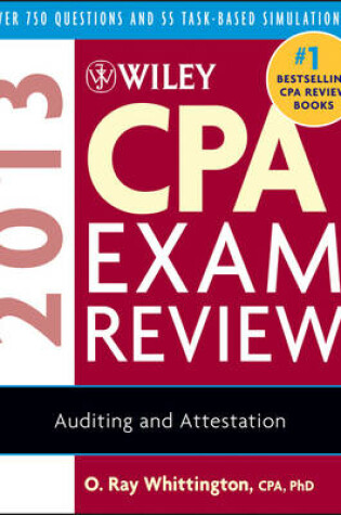 Cover of Wiley CPA Exam Review 2013, Auditing and Attestation