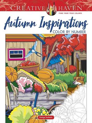 Book cover for Creative Haven Autumn Inspirations Color by Number