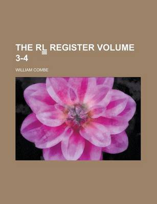 Book cover for The Rl Register Volume 3-4