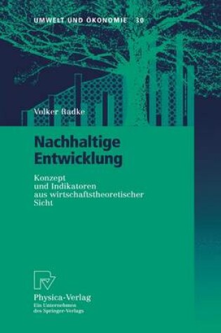 Cover of Nachhaltige Entwicklung