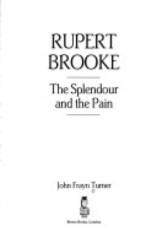 Cover of Splendour and the Pain