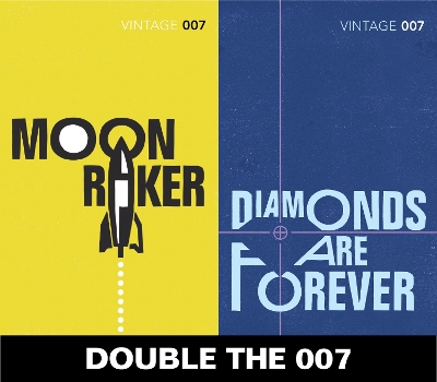 Book cover for Double the 007: Moonraker and Diamonds are Forever (James Bond 3&4)