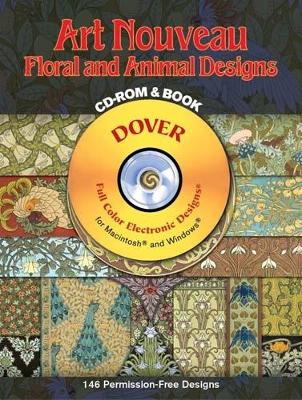 Book cover for Art-Nouveau Floral and Animal Des CD