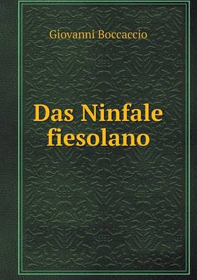 Book cover for Das Ninfale fiesolano