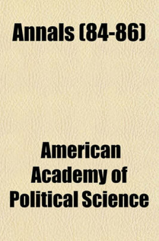 Cover of Annals (84-86)