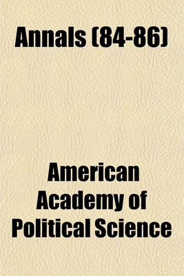 Book cover for Annals (84-86)