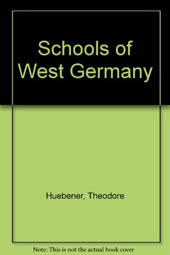 Book cover for Schools of West Germany