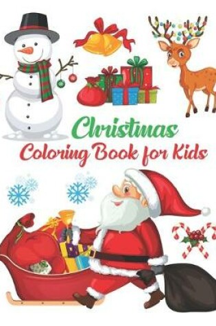 Cover of Christmas Coloring Book for kids