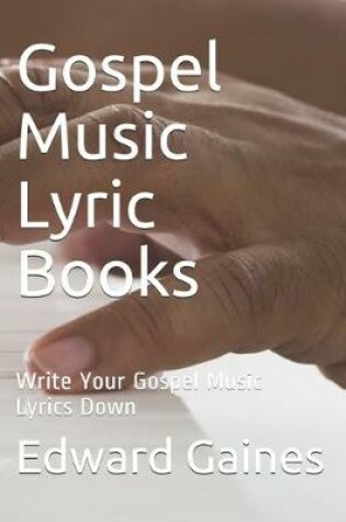 Cover of Gospel Music Lyric Books