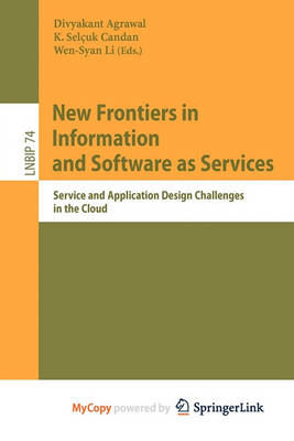 Cover of New Frontiers in Information and Software as Services