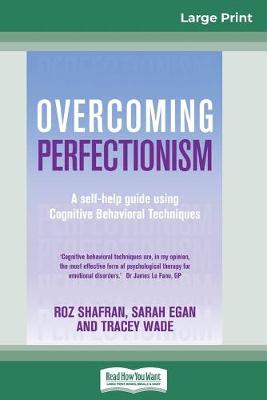 Book cover for Overcoming Perfectionism (16pt Large Print Edition)