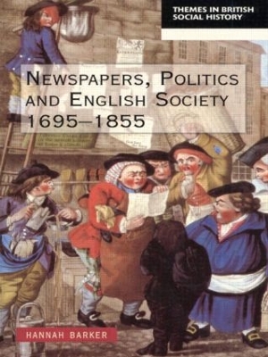 Cover of Newspapers and English Society 1695-1855