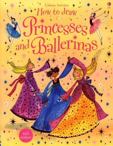 Book cover for How to Draw Ballerinas and Princesses