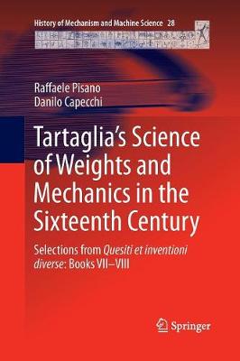 Cover of Tartaglia's Science of Weights and Mechanics in the Sixteenth Century