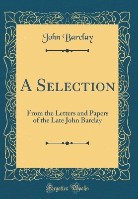 Book cover for A Selection